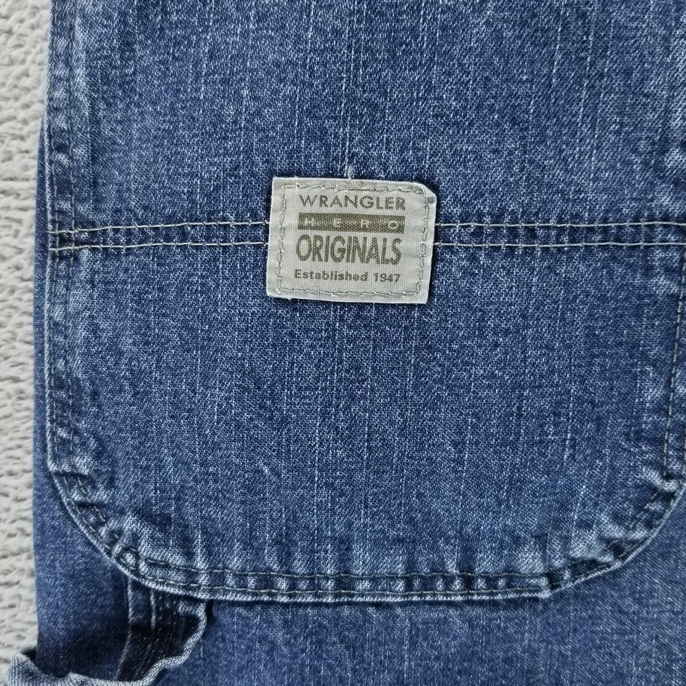Wrangler Shorts Mens 38 Blue Denim Carpenter 9